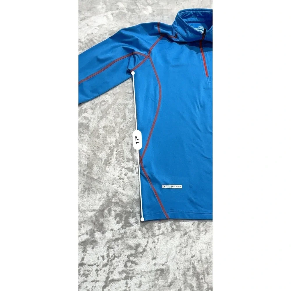 Under Armour‎ ColdGear Full Zip Mock Neck Sweat Jacket Blue Women's Size Small